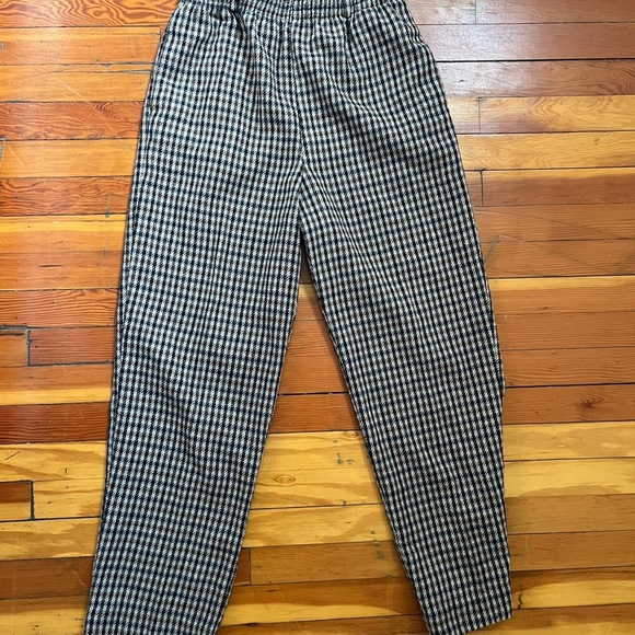 Vintage Item Eyes Checkered plaid Pants in Black and Brown - Picture 4 of 6